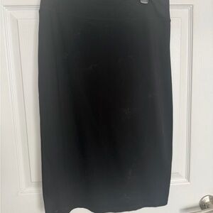 Bobeau Classic Black Pencil Skirt